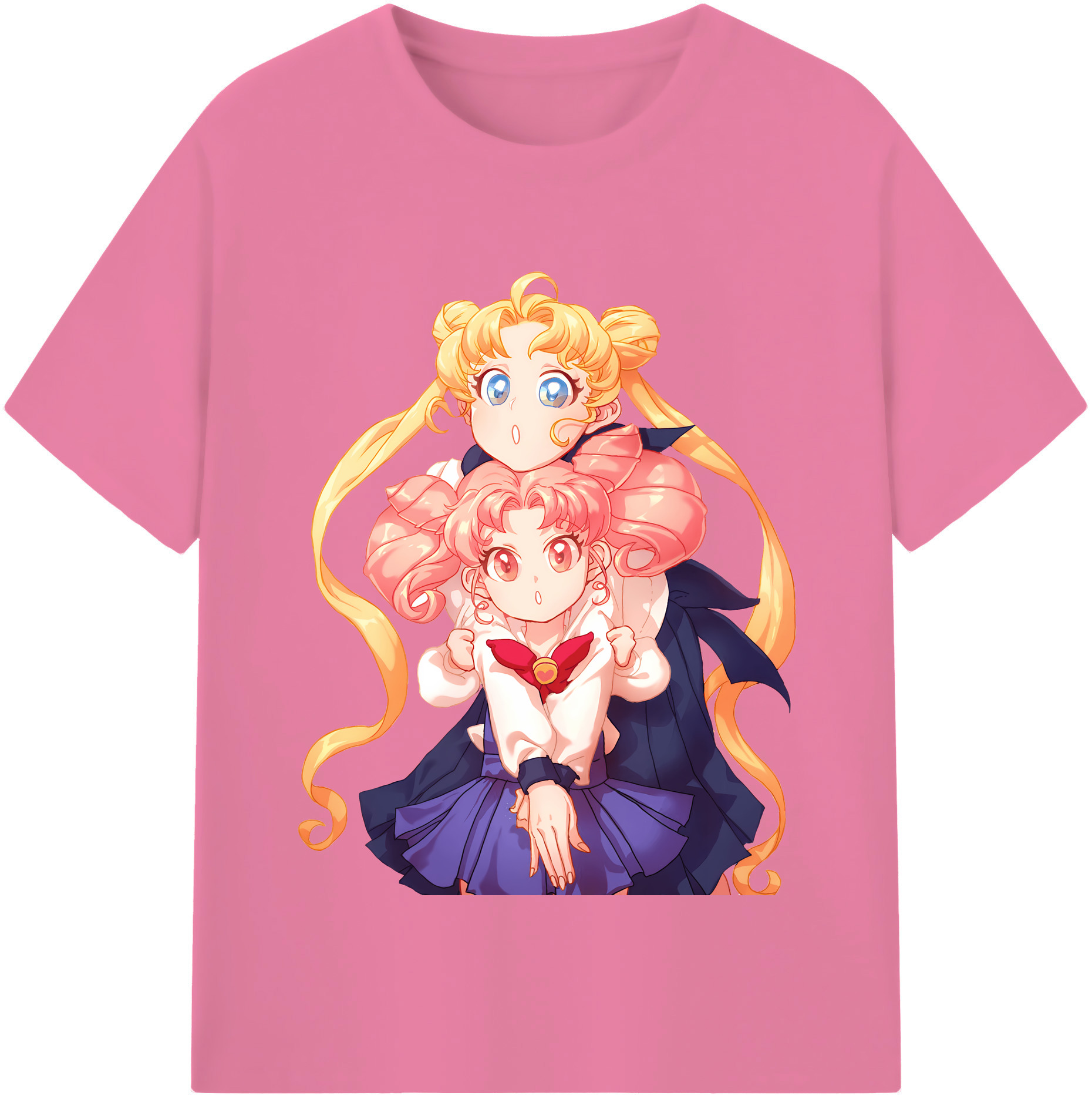 （画像用） 美少女戦士セーラームーン 愛野 美奈子 あいの みなこ Sailor Moon Aino Minako 綿100％半袖Tシャツ（フロントプリント）